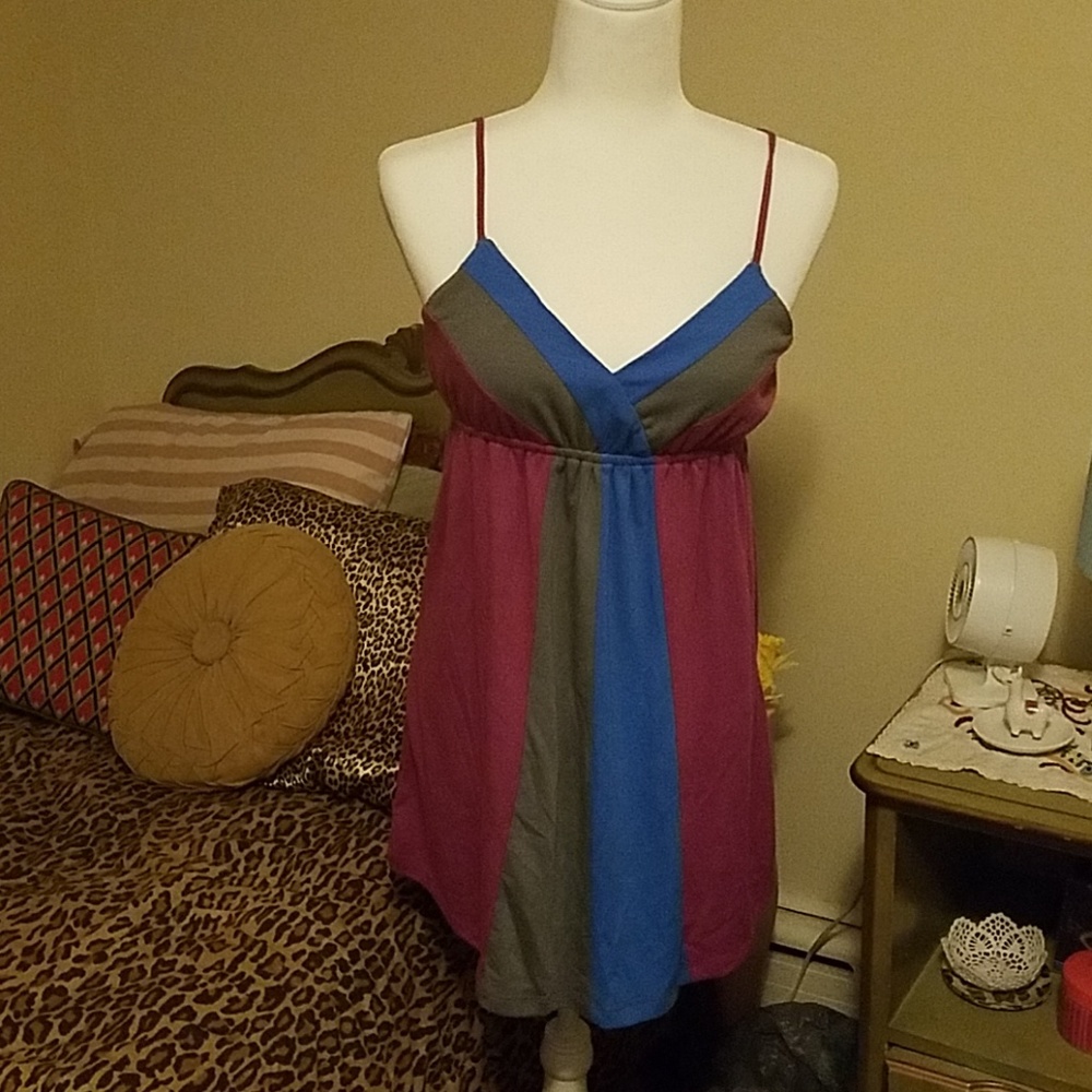 Vintage OP Surfer Girl Beach Tank/Cover-up